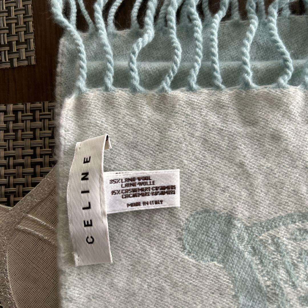 CELINE セリーヌ マフラー マカダム トリオンフ ロゴ