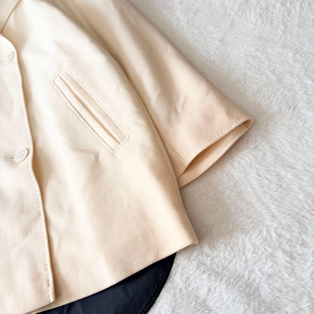 5520 希少✨ マックスマーラ ウールジャケット Pコート ホワイト 38