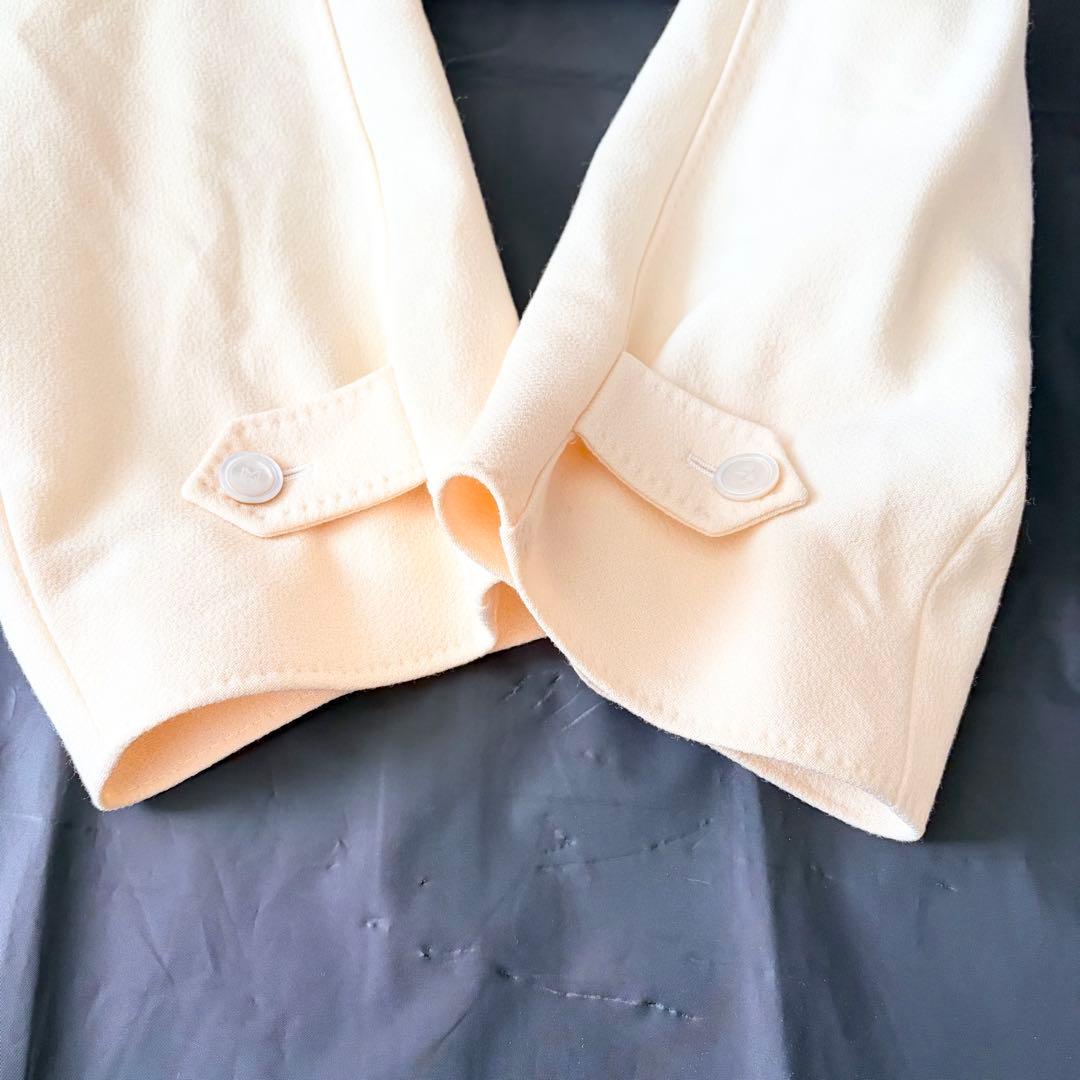 5520 希少✨ マックスマーラ ウールジャケット Pコート ホワイト 38