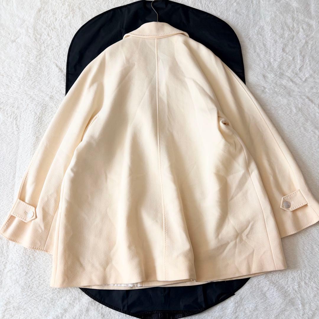 5520 希少✨ マックスマーラ ウールジャケット Pコート ホワイト 38