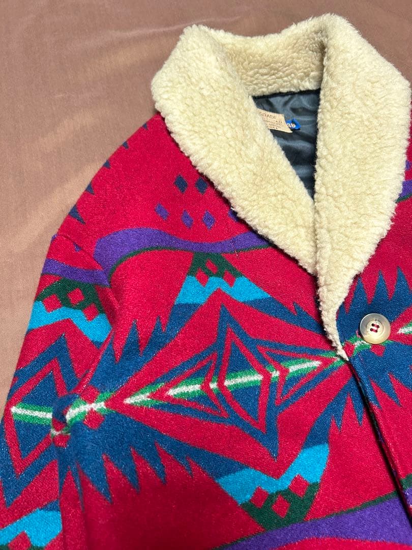 希少 70s80s PENDLETON USA製 ウールコート ネイティブ柄