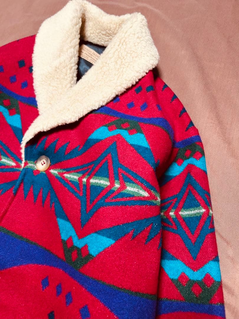 希少 70s80s PENDLETON USA製 ウールコート ネイティブ柄