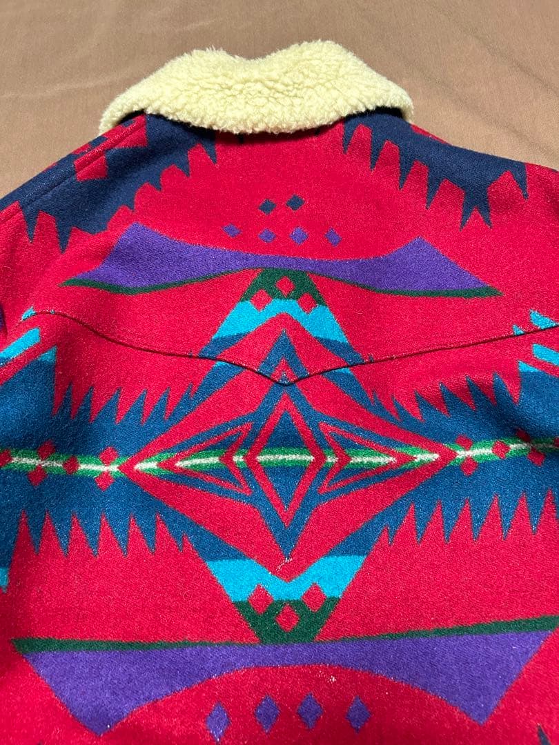 希少 70s80s PENDLETON USA製 ウールコート ネイティブ柄