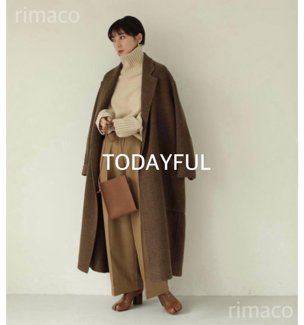 TODAYFUL◆オーバーチェックコート