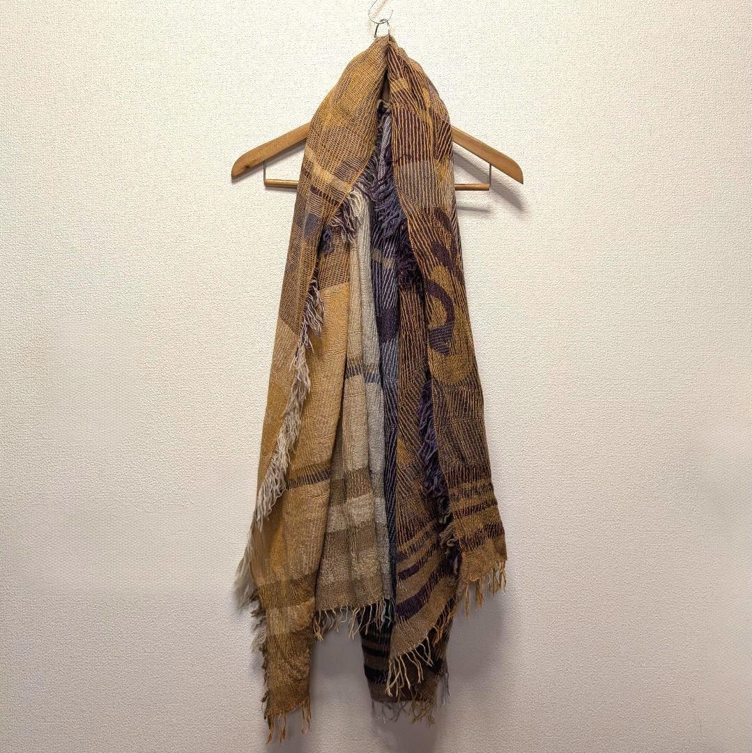 tamaki niime 播州織 JQ shawl BIG ジャガードショール