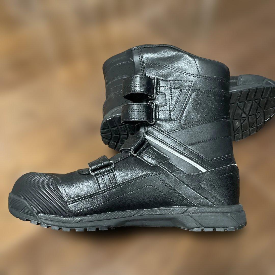 Mizuno 安全靴 ブラック 高筒 ベルクロ