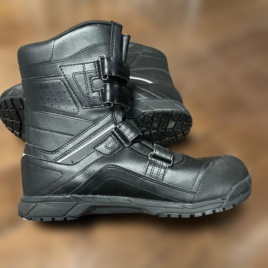 Mizuno 安全靴 ブラック 高筒 ベルクロ