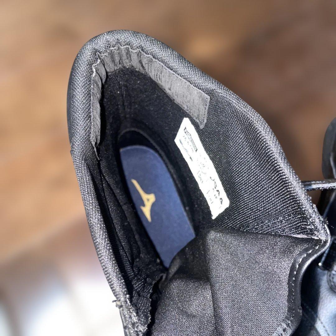 Mizuno 安全靴 ブラック 高筒 ベルクロ