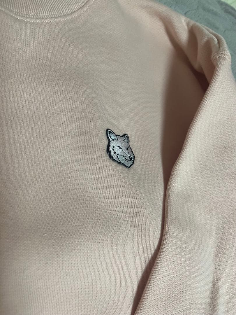 メゾンキツネピンク スウェット トレーナー