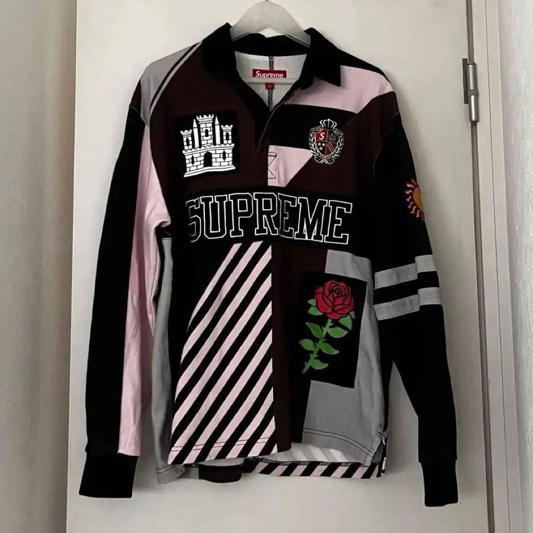 Supreme シュプリーム Rose Rugby ローズラグビー ラガーシャツ
