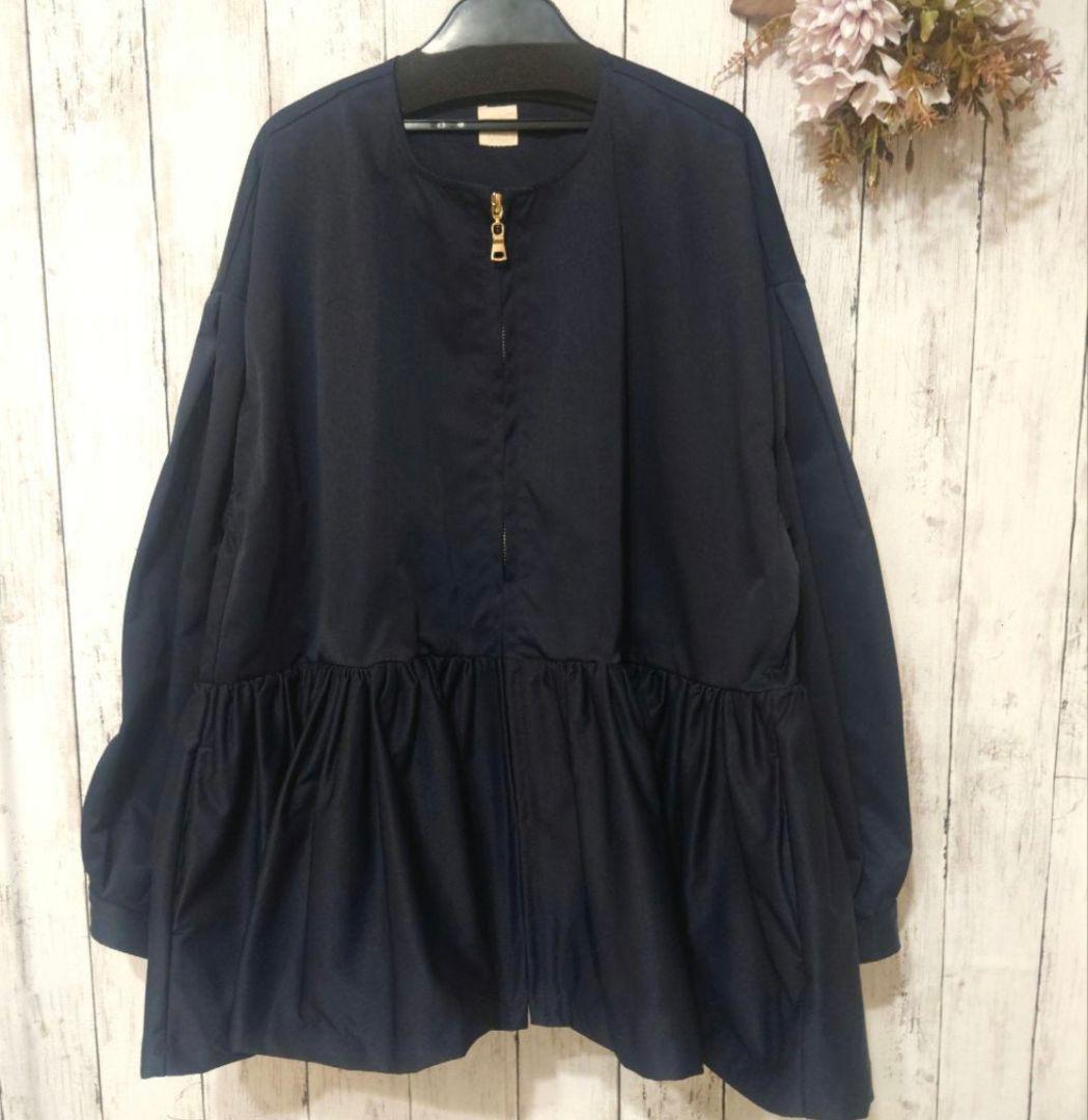 VERY掲載 THREE SQUARE スリースクエア 撥水 ペプラムコート