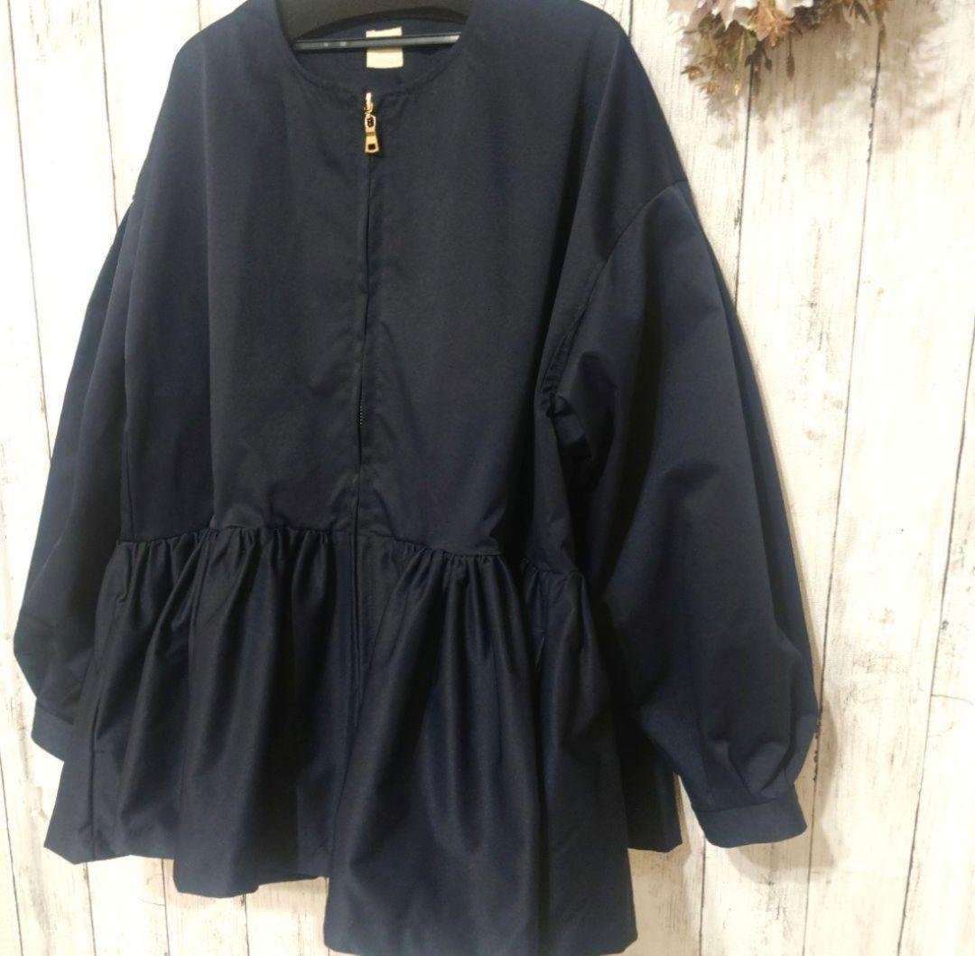 VERY掲載 THREE SQUARE スリースクエア 撥水 ペプラムコート