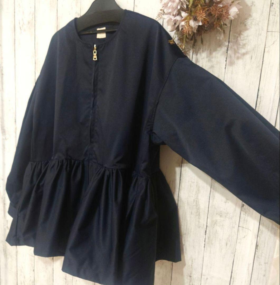 VERY掲載 THREE SQUARE スリースクエア 撥水 ペプラムコート