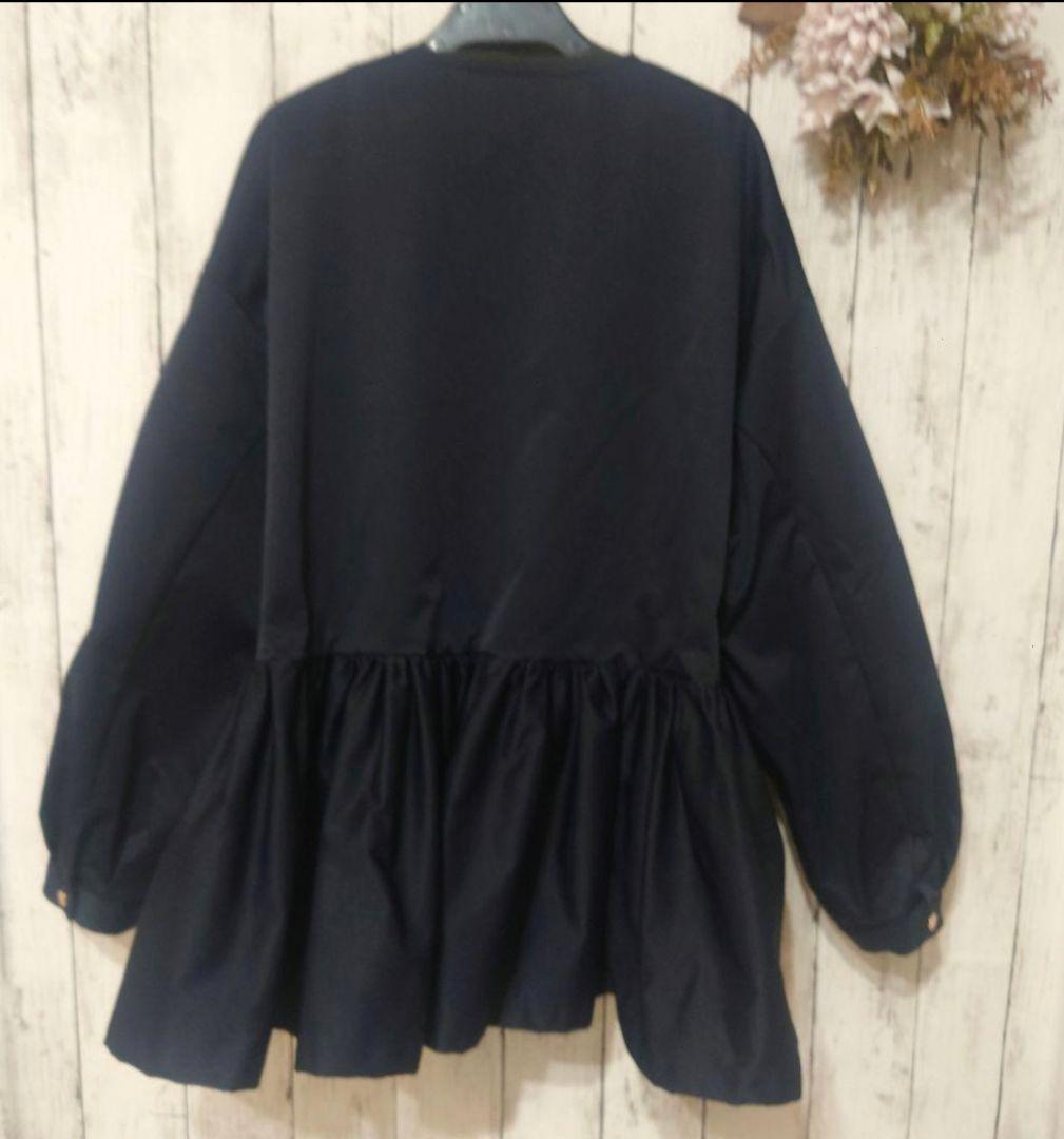 VERY掲載 THREE SQUARE スリースクエア 撥水 ペプラムコート