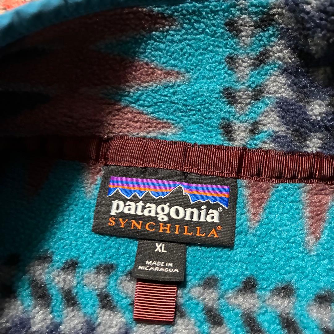Patagonia シンチラスナップT ミネハハ パタゴニア 総柄 XL