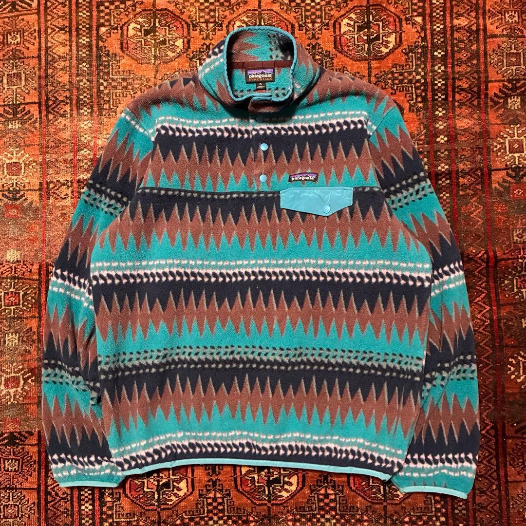 Patagonia シンチラスナップT ミネハハ パタゴニア 総柄 XL