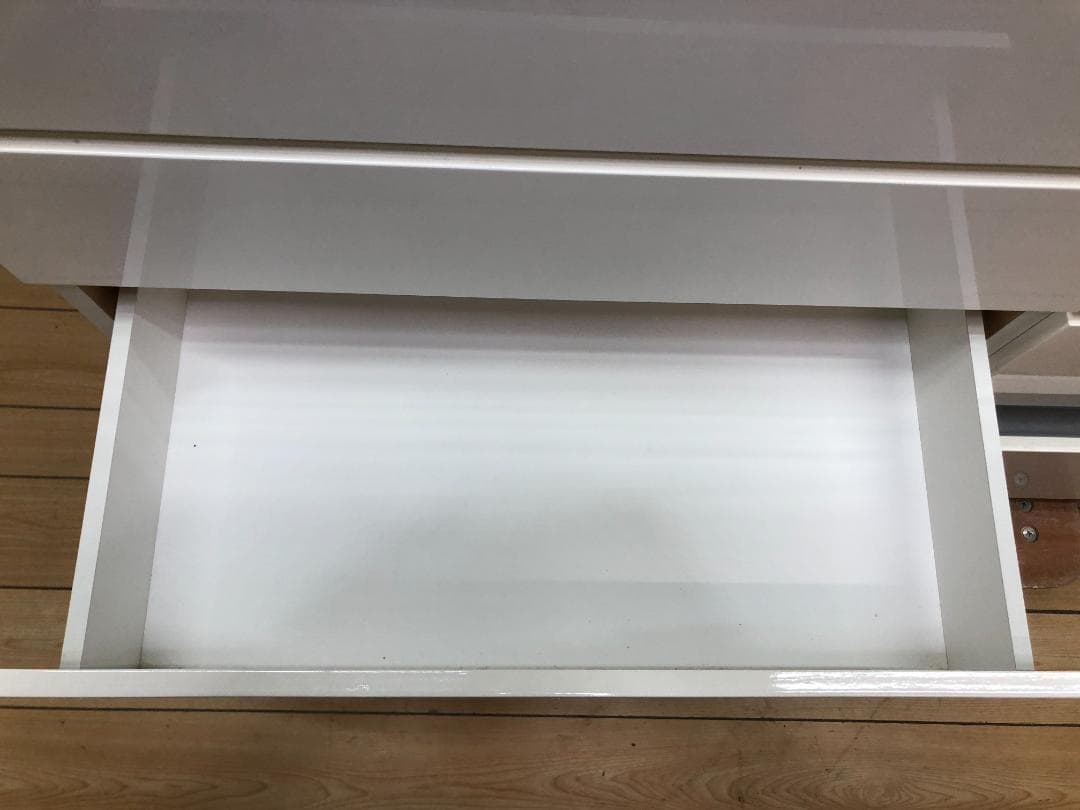 ニトリ ローチェスト クエス　ホワイトウォッシュ 140cm幅　250428-4