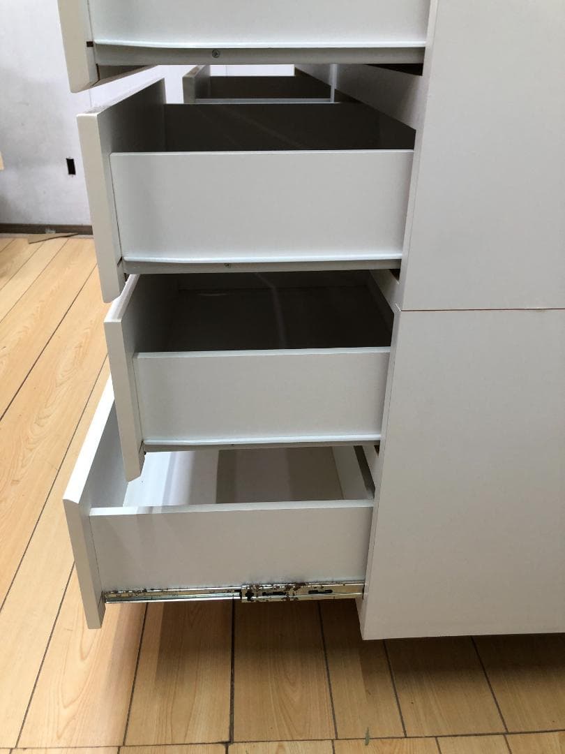 ニトリ ローチェスト クエス　ホワイトウォッシュ 140cm幅　250428-4