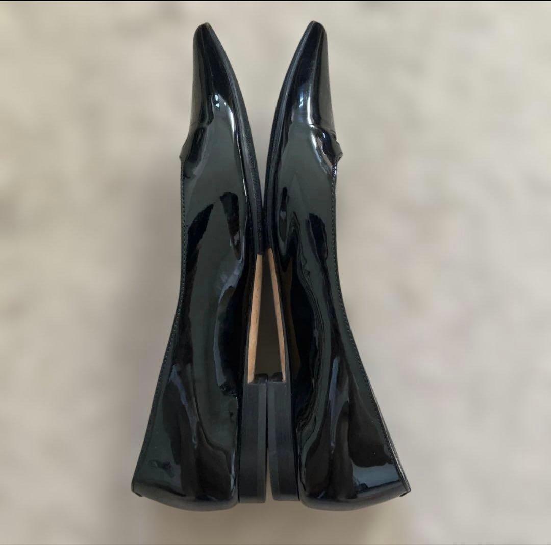 【お値下げ希望対応中】ペリーコ アネッリ エナメル黒　サイズ36