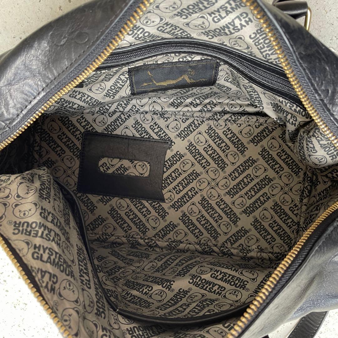 HYSTERIC GLAMOURレザー 2WAY ショルダーバッグ y2k