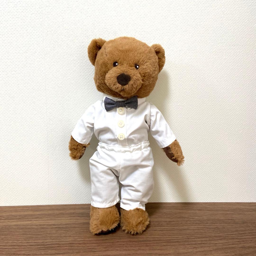IKEAのクマの着せ替えお洋服　ウエディングたドレス•タキシード一式