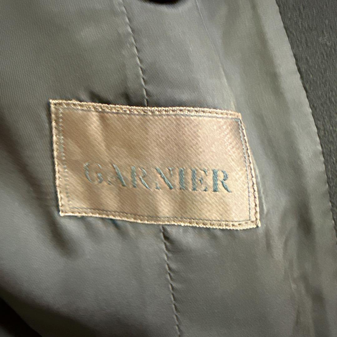 【美品】GARNIER チェスターコート カシミヤ100% ブラック L