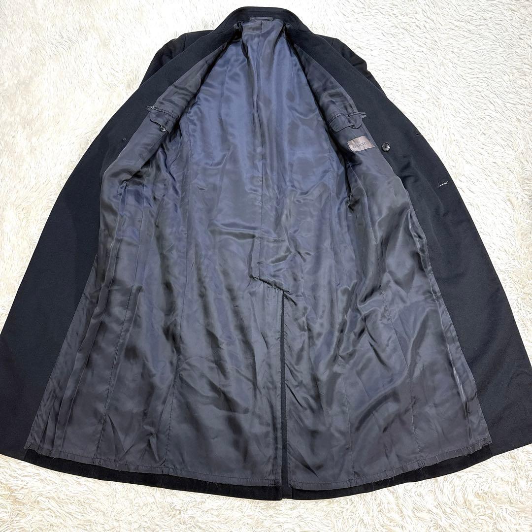 【美品】GARNIER チェスターコート カシミヤ100% ブラック L