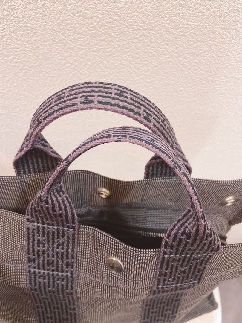 ◇エルメス HERMES◇フールトゥ PM 小さめサイズ キャンバストートバッグ