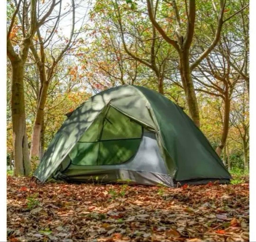 緑色キャンプテント PU3000mm防水 210Tポリエステル
