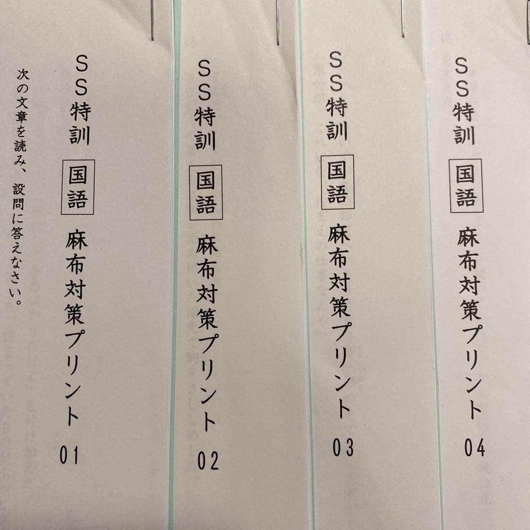 【2023年終了組】サピックスSS特訓　麻布対策国語プリント1〜14