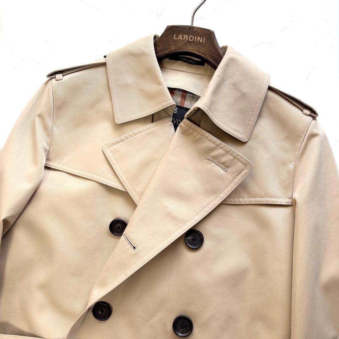 極美品 サンヨー 100年コート スタンダード ロング丈 ライナー ベージュ M