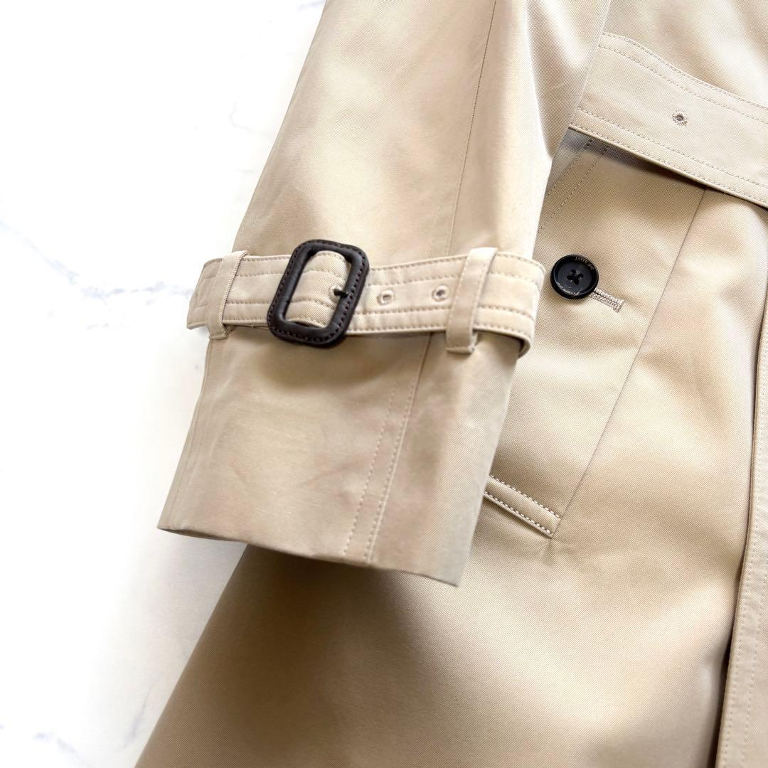 極美品 サンヨー 100年コート スタンダード ロング丈 ライナー ベージュ M