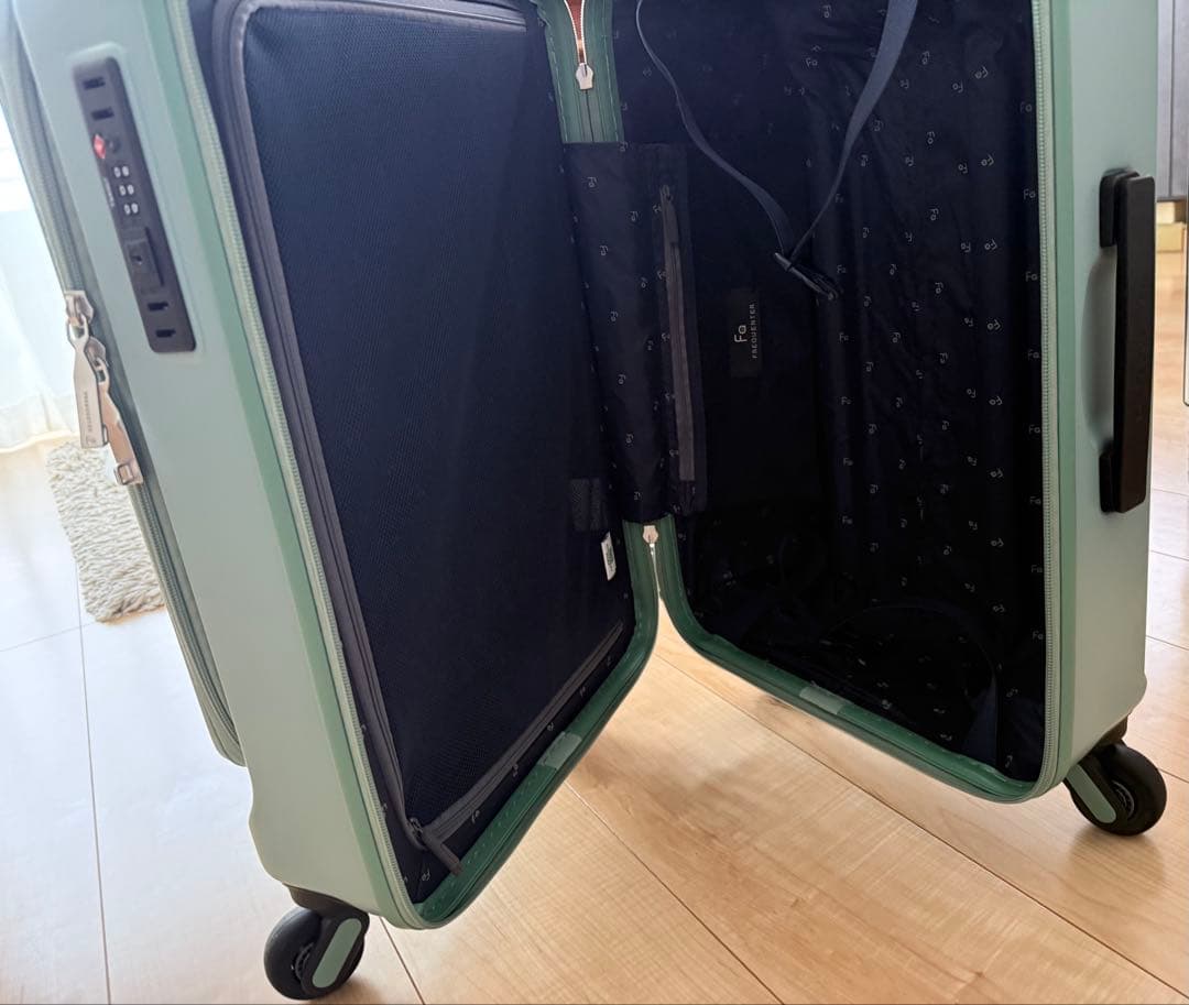 m☆mさま専用：フリクエンターフロントオープンキャリーケース機内持ち込み可