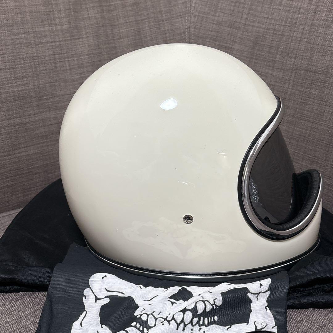 新品　スペースヘルメットXLサイズ　ホワイト　ゴーグル、ケース付きnobudz風