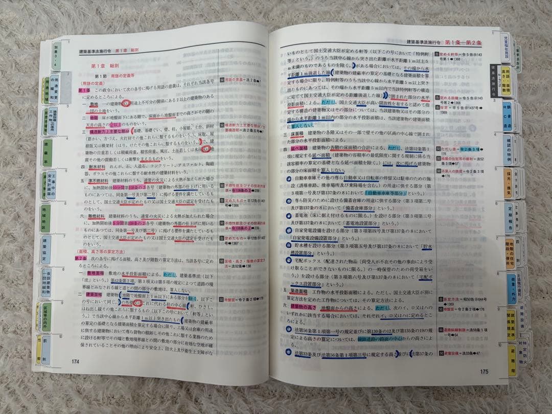 一級建築士2025教材（テキスト・問題集・法令集・法令集線引きガイド・追録）
