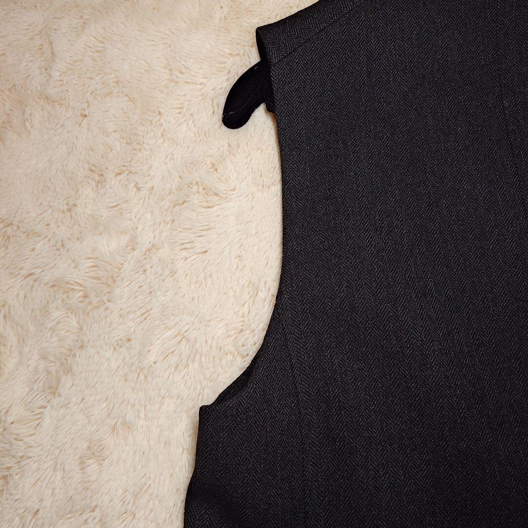 ビューティ＆ユース ヘリンボーン ジャンパースカート＆ジレ ブラック XS 現行