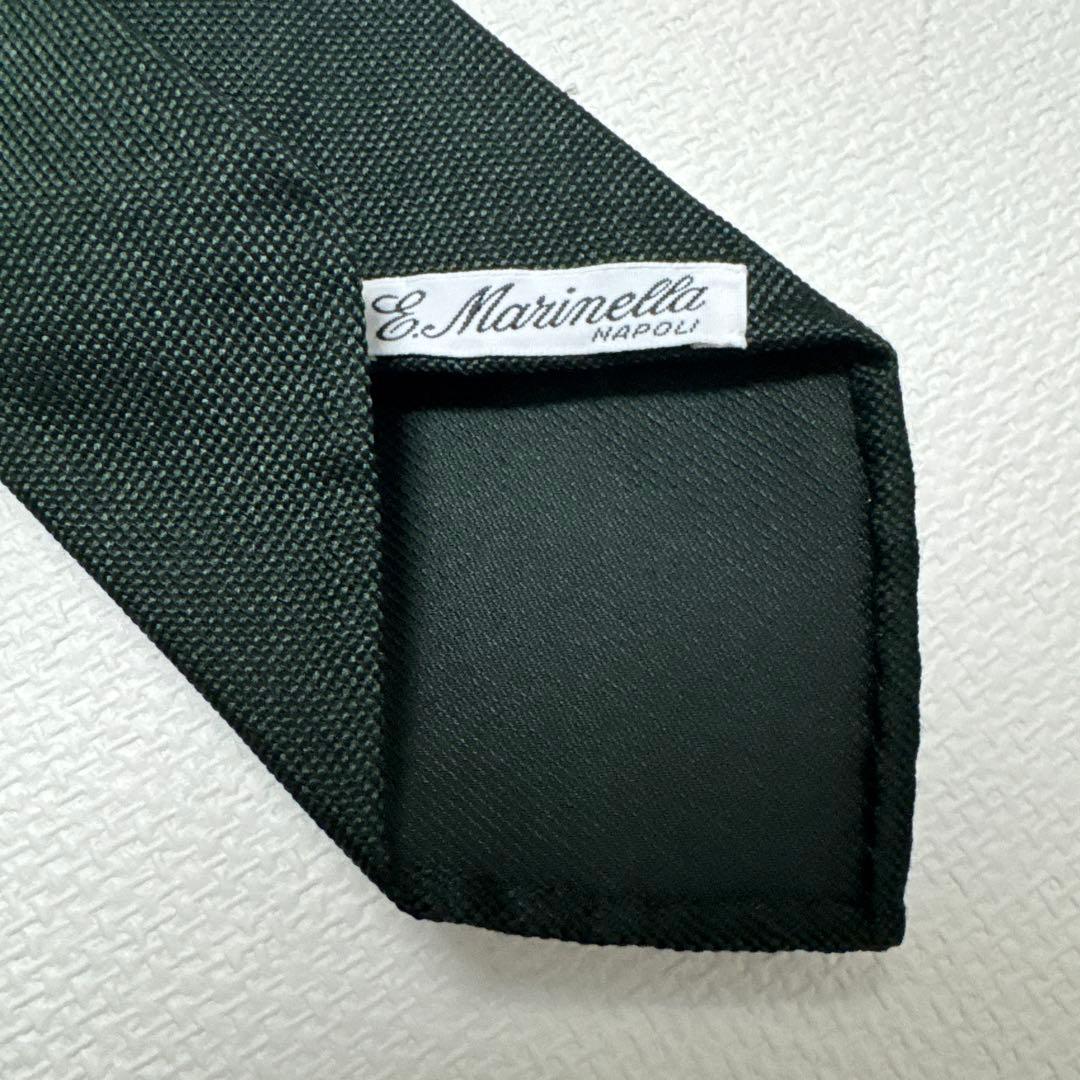 定価4.6万 マリネッラ セッテピエゲ レティコラート ソリッドタイ Dグリーン