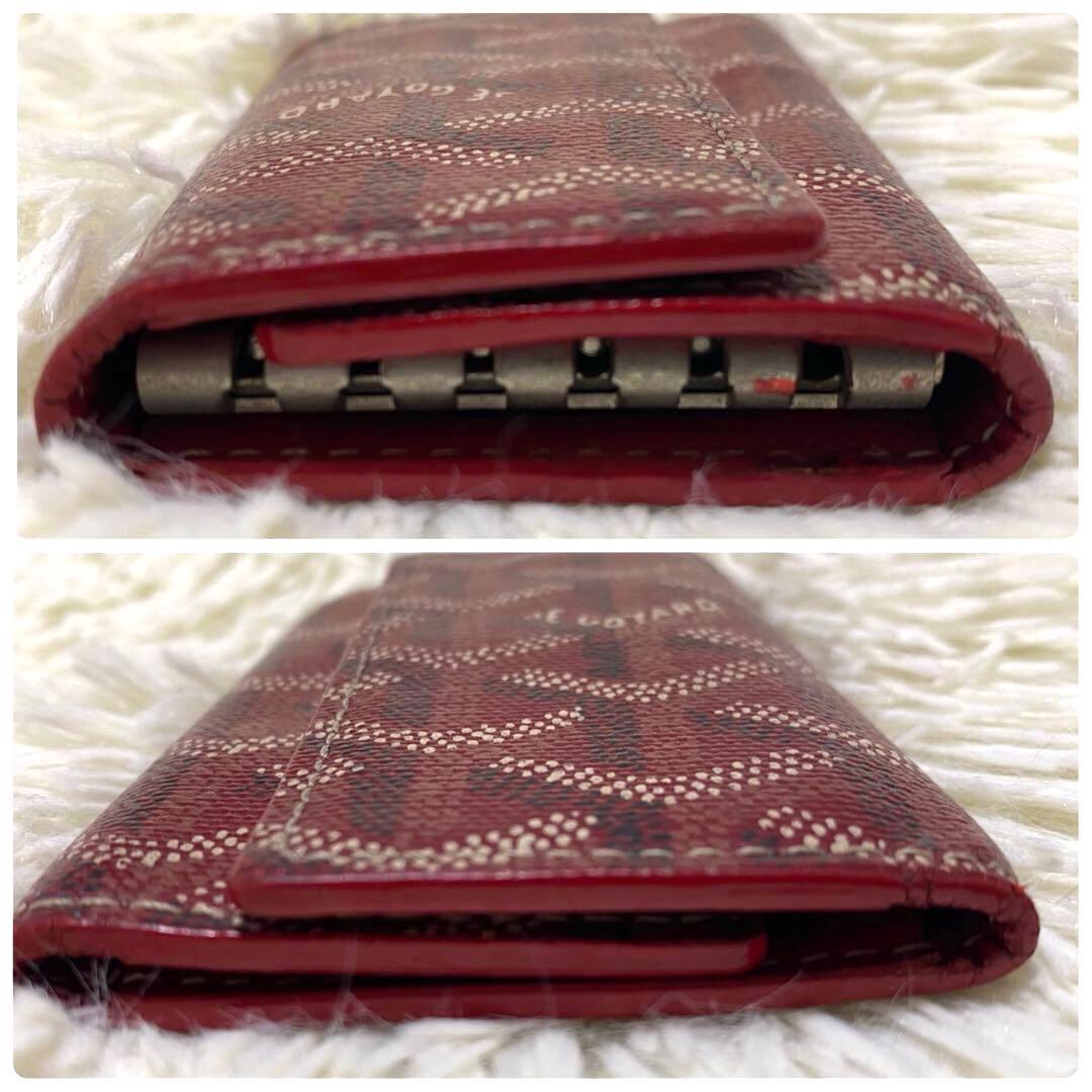 【希少カラー✨】GOYARD キーケース サン・ミッシェル 赤