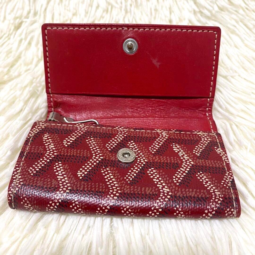 【希少カラー✨】GOYARD キーケース サン・ミッシェル 赤