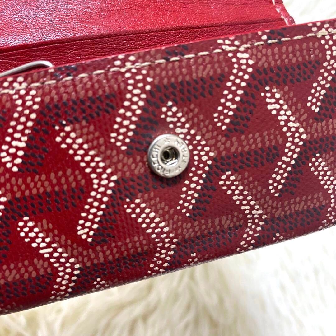 【希少カラー✨】GOYARD キーケース サン・ミッシェル 赤