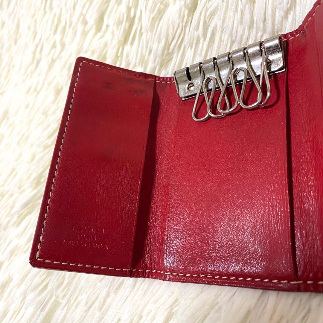 【希少カラー✨】GOYARD キーケース サン・ミッシェル 赤