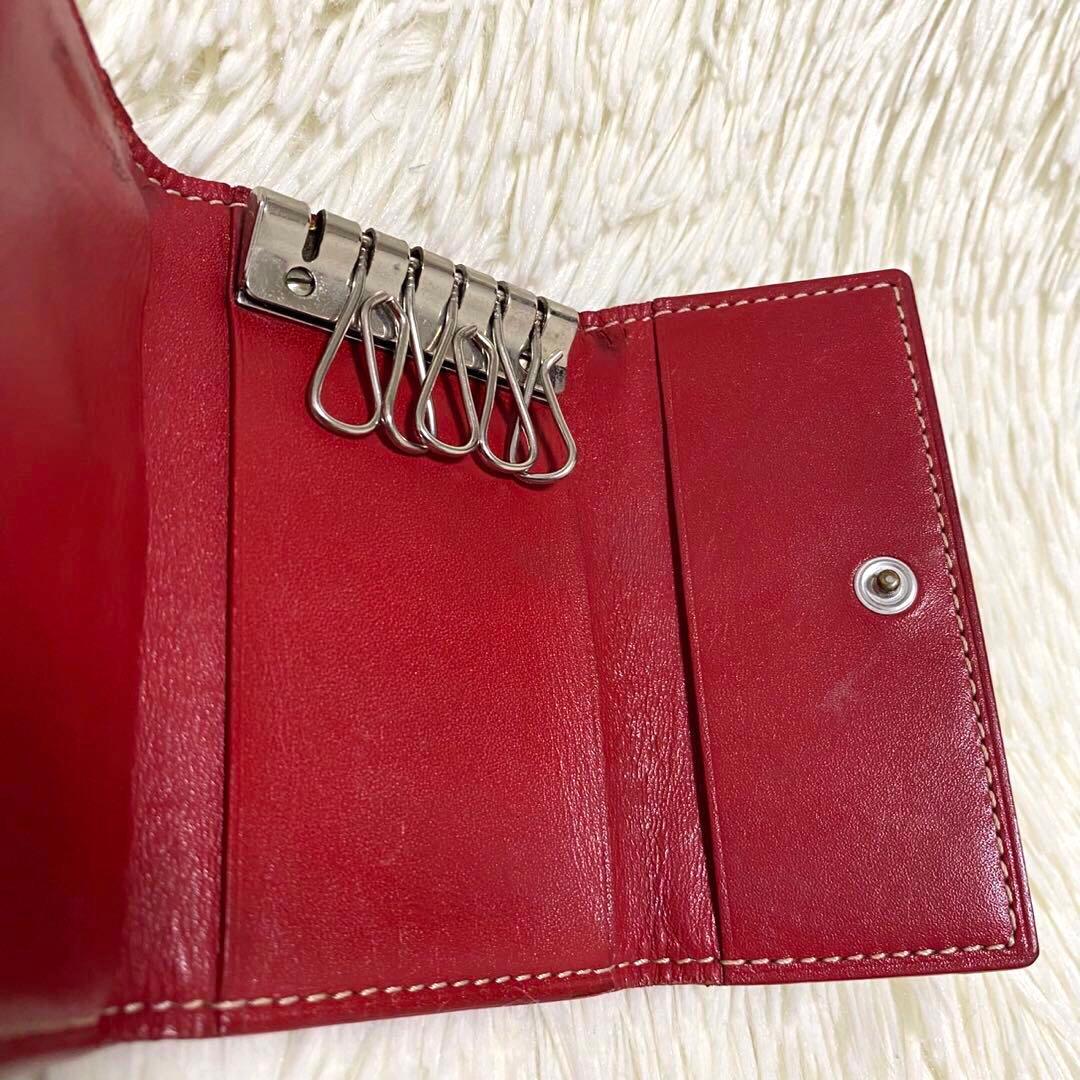 【希少カラー✨】GOYARD キーケース サン・ミッシェル 赤
