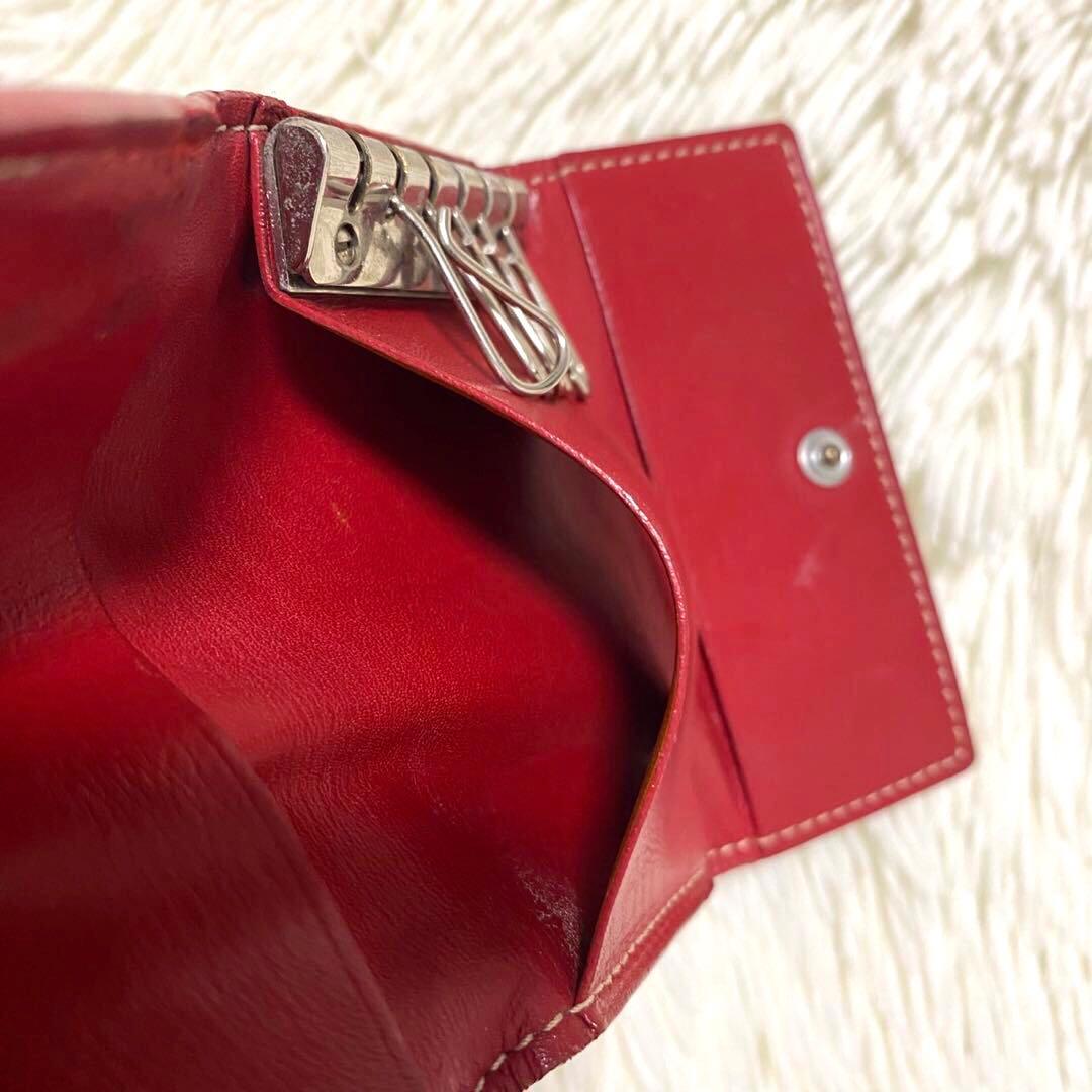 【希少カラー✨】GOYARD キーケース サン・ミッシェル 赤