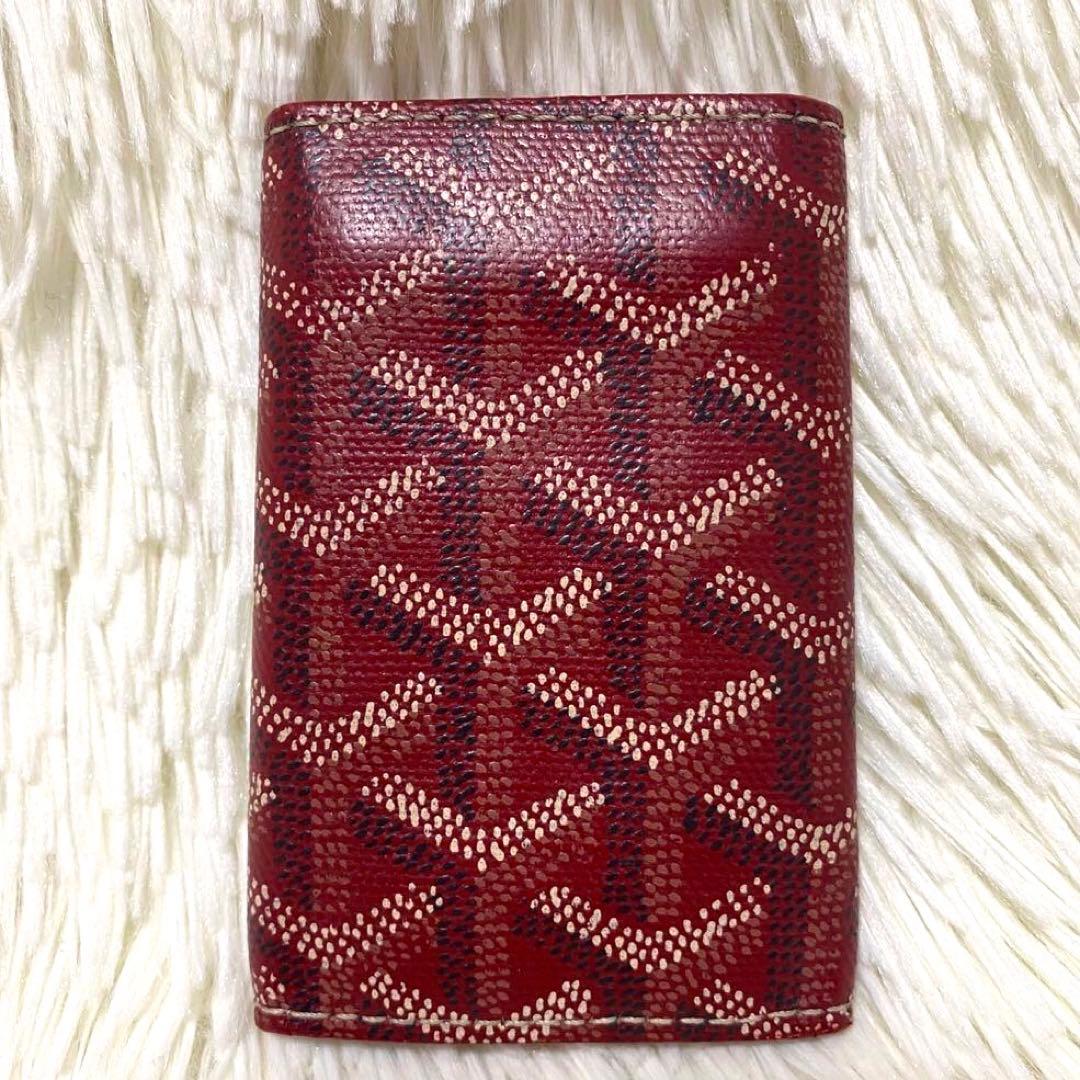 【希少カラー✨】GOYARD キーケース サン・ミッシェル 赤