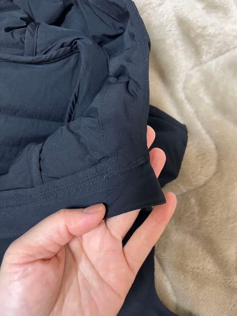 LuLuemon Down and Around ベスト ブラック サイズ8