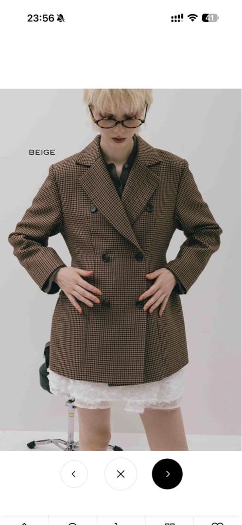 THE TOÉ Buckingham Jacket ベージュ