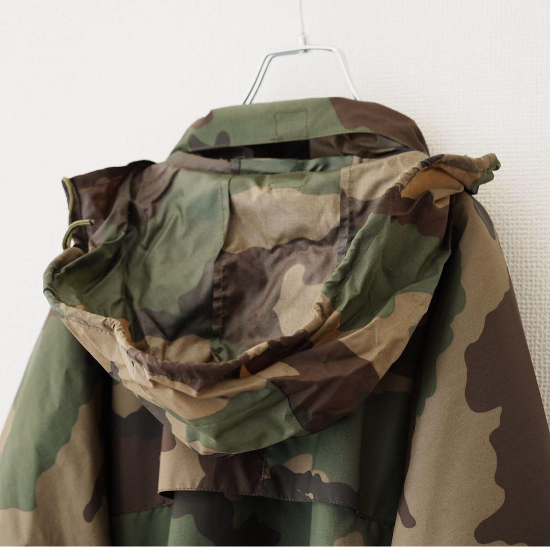 【美品】90s フランス軍　CCEカモ 裏ボア・ナイロンジャケット