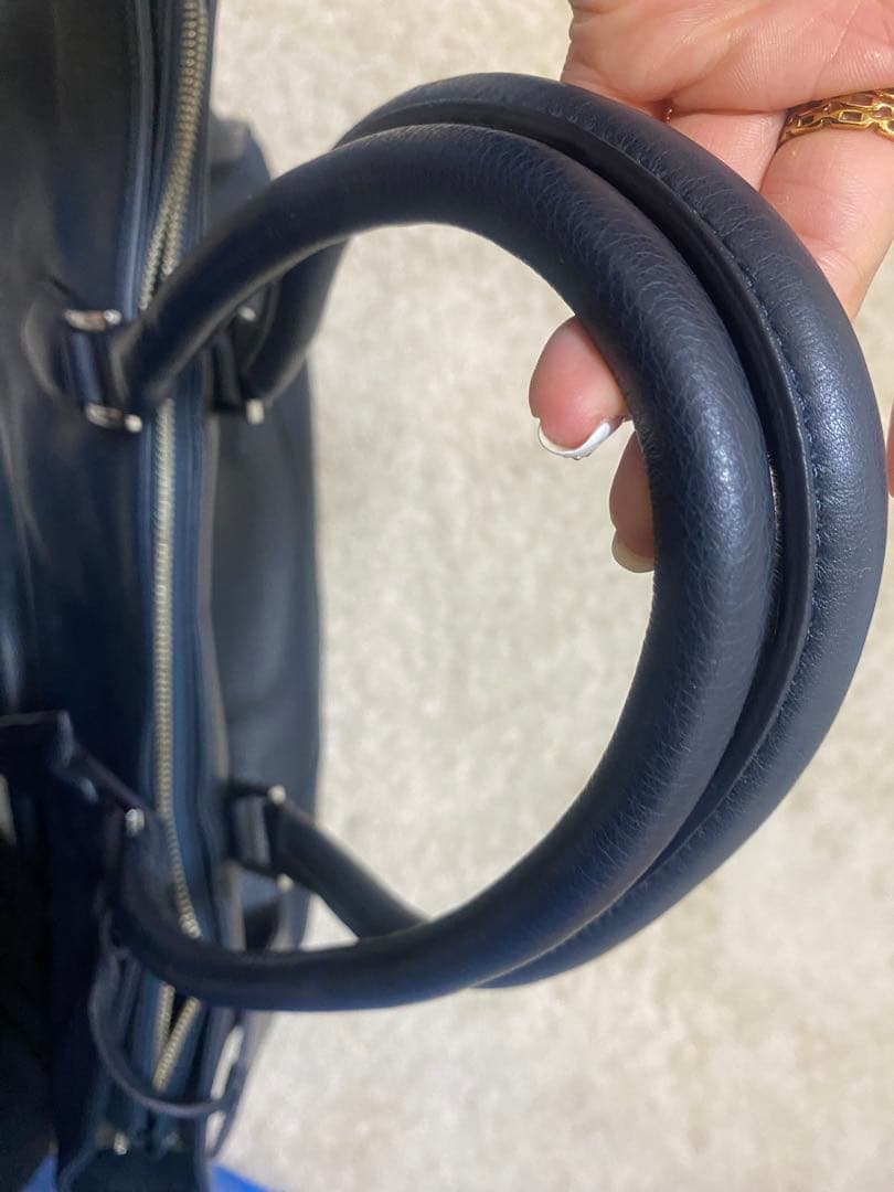 PELLE MORBIDA（ペッレ モルビダ）日本製の牛革ネイビートートバッグ