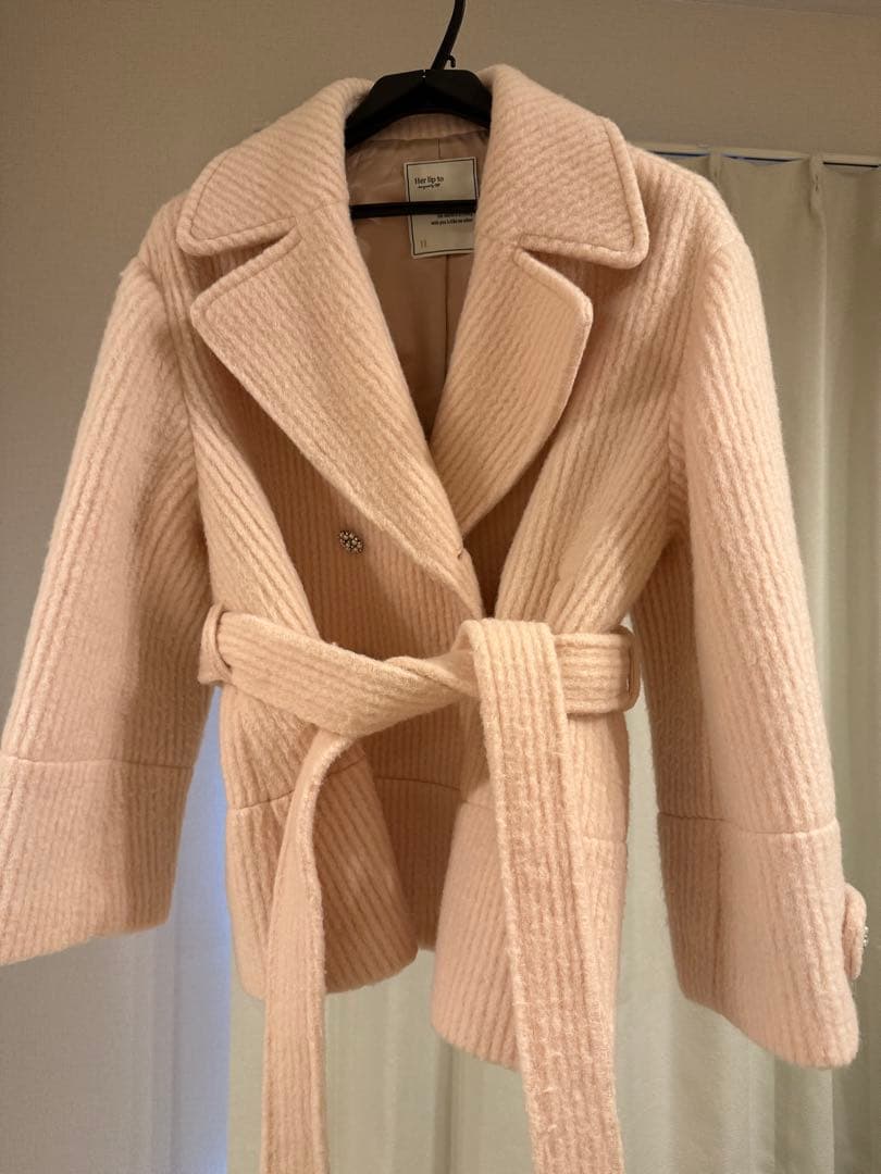 ジャケット・アウター Odette Wool-Blend Coat herlipto