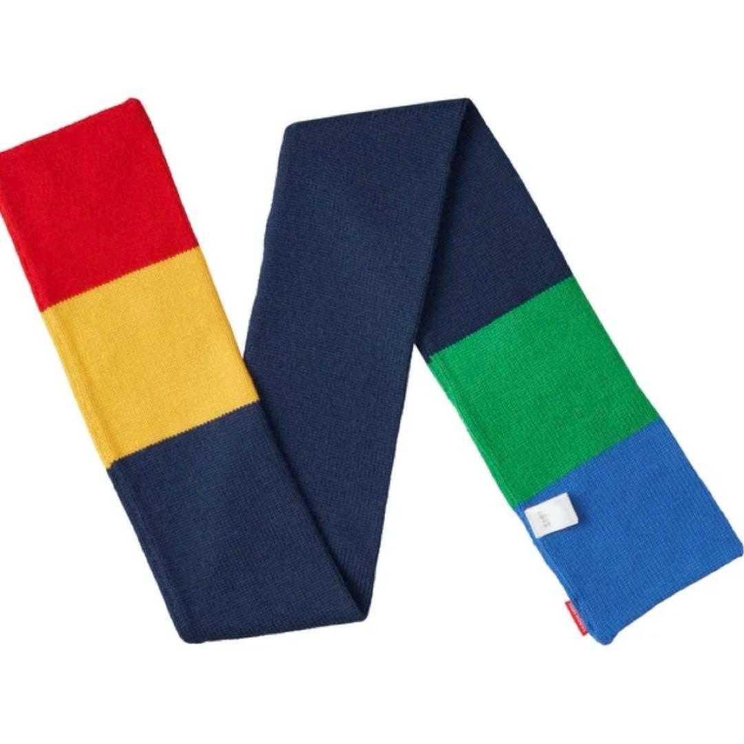 MIKIHOUSE可愛すぎるミキハウス 動物柄ニットマフラー ホリデーシリーズ